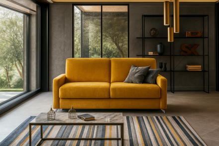 Slaapbank Bedbank Brooklyn / matrasdikte 17 cm