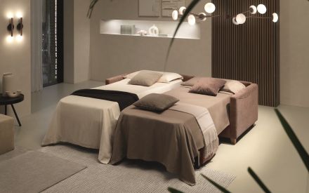 Slaapbank Brooklyn nu ook als twin slaper te krijgen (onafhankelijk uitklapbare bedden).