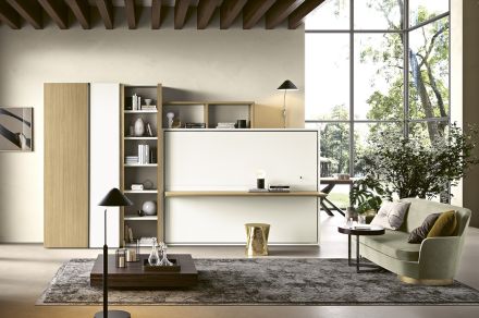 Bedkast Slim horizontaal met desk / Bedkast Slim easy desk