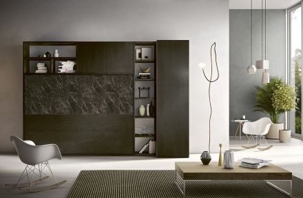 Bedkast Slim (140 x 200 cm) inspiratie foto met diverse optionele elementen